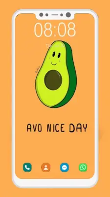 Cute Avocado Wallpapers android App screenshot 2