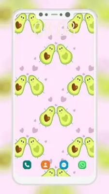 Cute Avocado Wallpapers android App screenshot 4