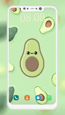 Cute Avocado Wallpapers android App screenshot 6