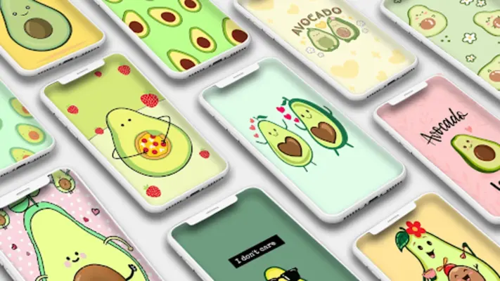 Cute Avocado Wallpapers android App screenshot 7